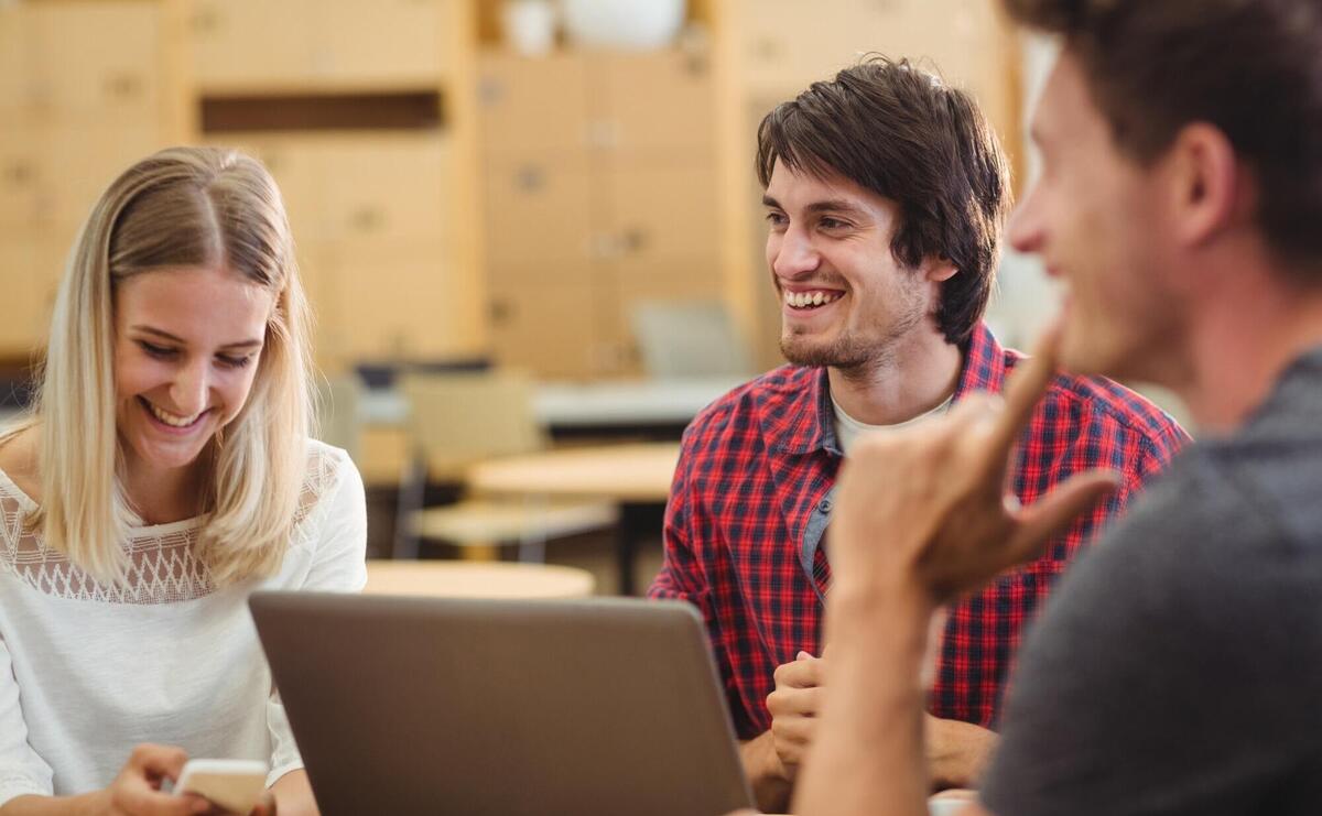 Group of business executives in a meeting